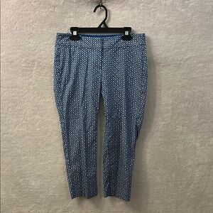 Ann Taylor Blue Slim Fit Capris